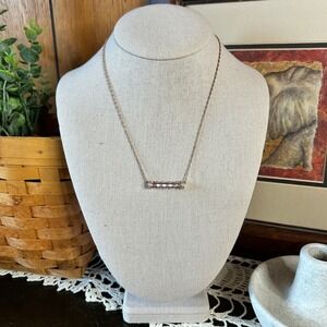 Côte d'Argent Rose‎ Gold Swarovski Crystal Pendant Necklace